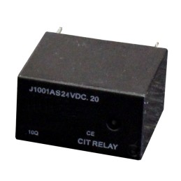 10 pcs : J1001AS24VDC.20 - RELAY GEN PURPOSE SPST 10A 24V