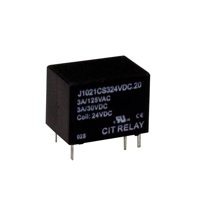 10 pcs : J1021CS324VDC.20 - RELAY GEN PURPOSE SPDT 3A 24V