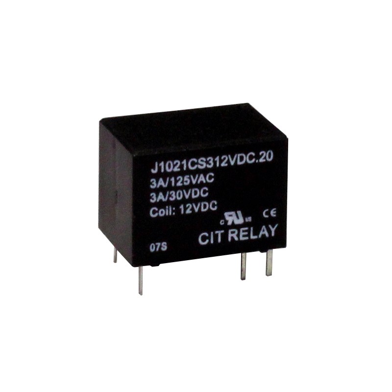 10 pcs : J1021CS312VDC.20 - RELAY GEN PURPOSE SPDT 3A 12V
