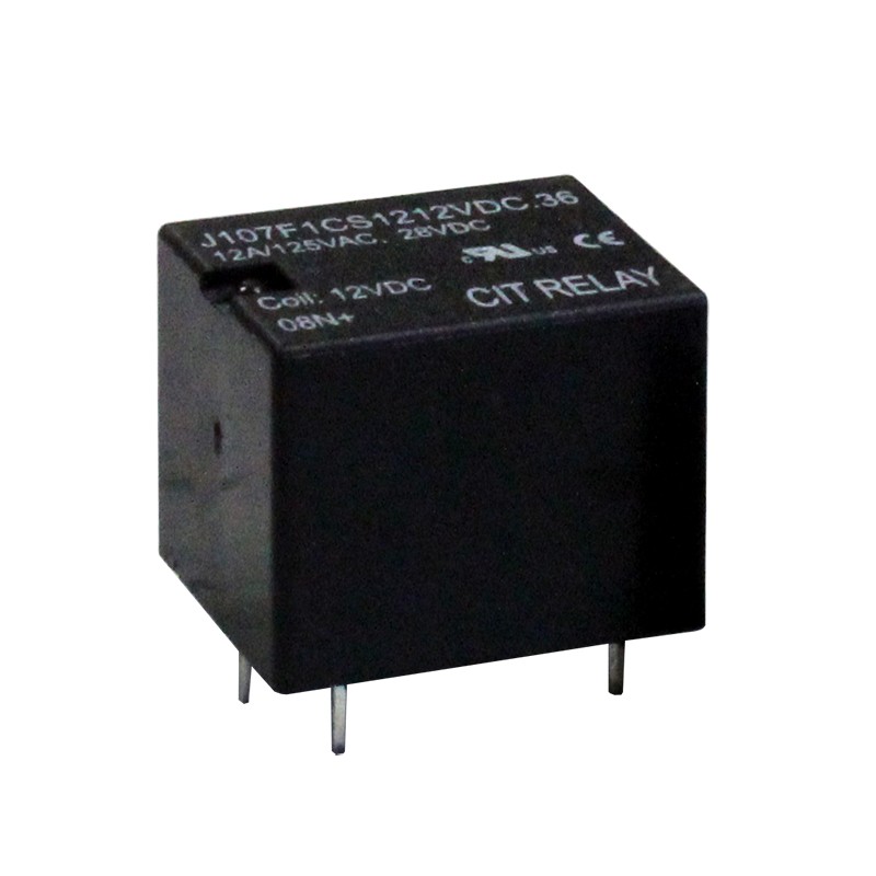 10 pcs : J107F1CS1212VDC.36 - RELAY GEN PURPOSE SPDT 12A 12V