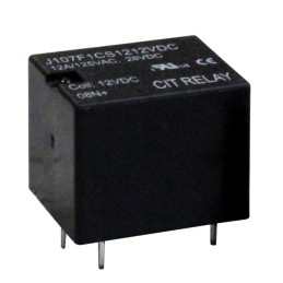 10 pcs : J107F1CS1212VDC.45 - RELAY GEN PURPOSE SPDT 12A 12V