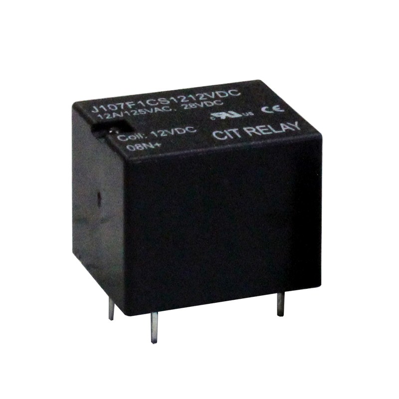10 pcs : J107F1CS1212VDC.45 - RELAY GEN PURPOSE SPDT 12A 12V