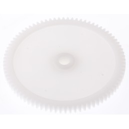 1 pcs - RS PRO POM 80 Teeth Spur Gear, 0.8 Module, 6mm Bore Diam, 64mm Pitch Diam, 15.5mm Hub Diam