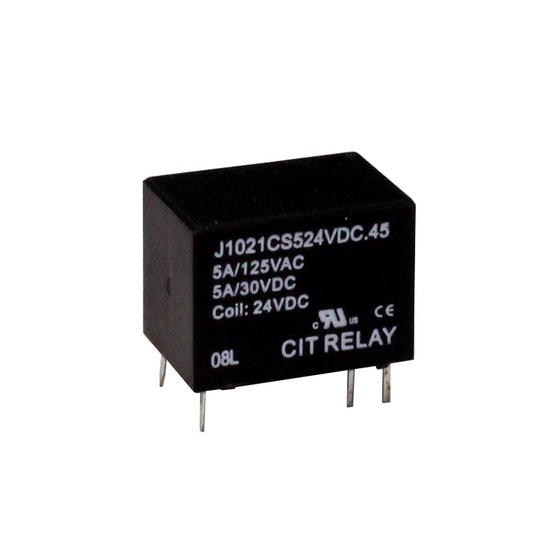 10 pcs : J1021CS524VDC.45 - RELAY GEN PURPOSE SPDT 5A 24V