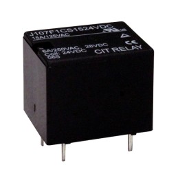 10 pcs : J107F1CS1524VDC.80 - RELAY GEN PURPOSE SPDT 15A 24V