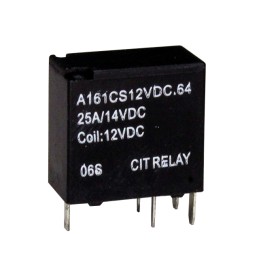 10 pcs : A161CS12VDC.64 - RELAY AUTOMOTIVE SPDT 25A 12V