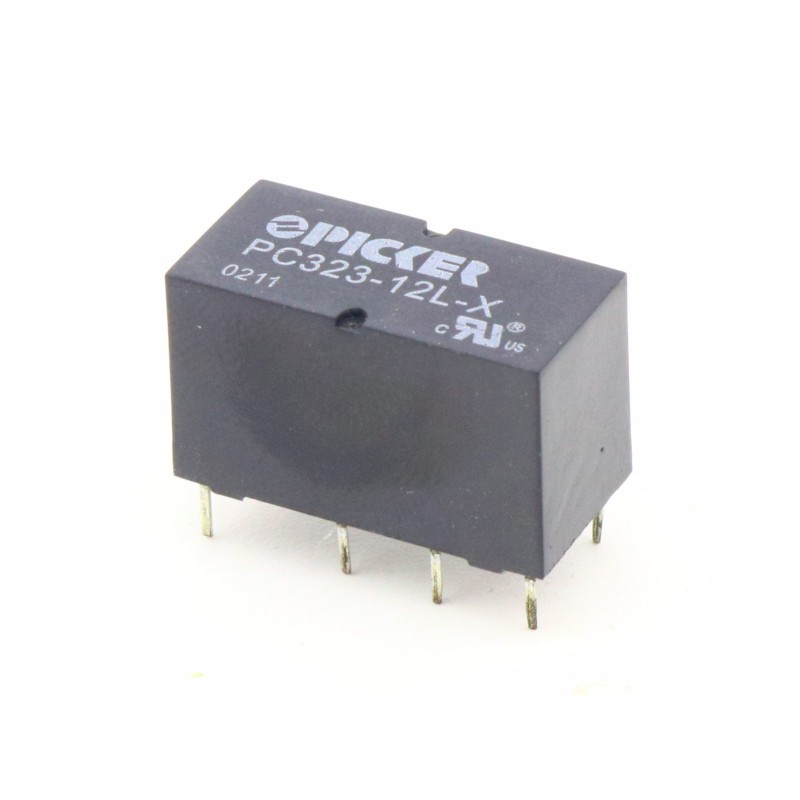 10 pcs : PC323-12L-X - RELAY TELECOM DPDT 2A 12V