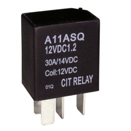 10 pcs : A11ASQ12VDC1.2 - RELAY AUTOMOTIVE SPST 30A 12V