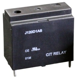 10 pcs : J120D1AS24VDCP - RELAY GEN PURPOSE SPST 20A 24V