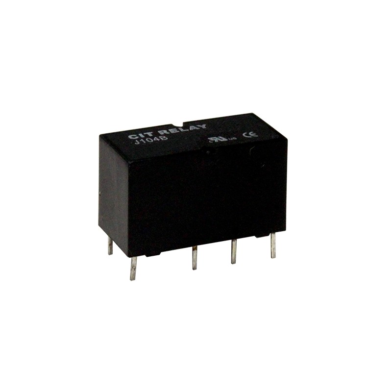 10 pcs : J104B2C12VDC.15S - RELAY GEN PURPOSE DPDT 3A 12V