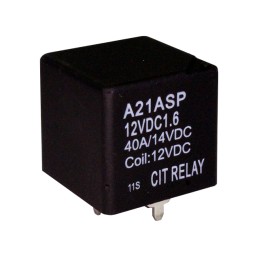 10 pcs : A21ASP12VDC1.6R - RELAY AUTOMOTIVE SPST 40A 12V