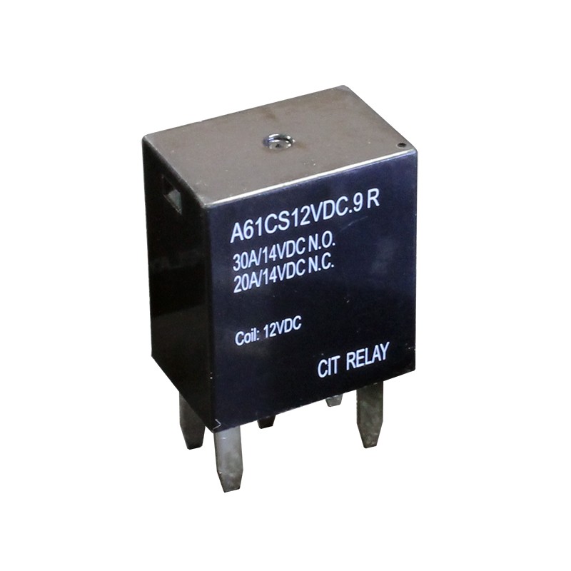 10 pcs : A61CS12VDC.9R - RELAY AUTOMOTIVE SPDT 30A 12V