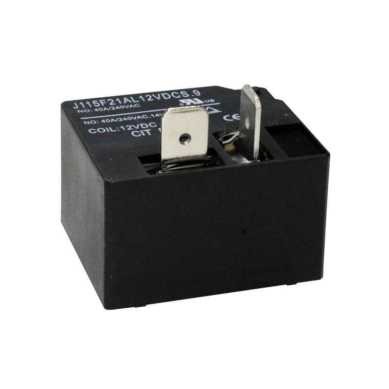 10 pcs : J115F21AL12VDCS.9 - RELAY GEN PURPOSE SPST 40A 12V