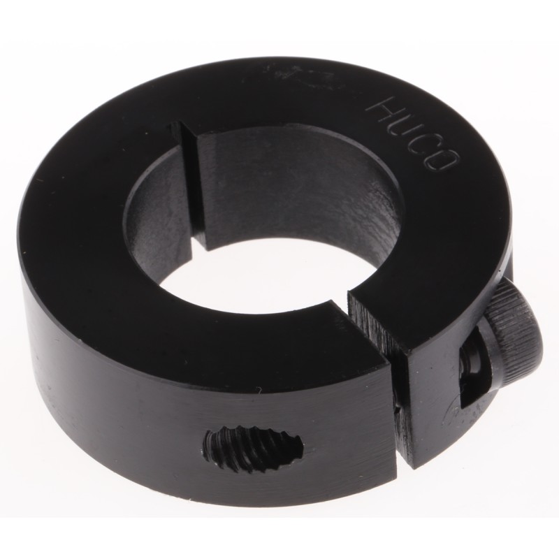 1 pcs - Huco Shaft Collar One Piece Clamp Screw, Bore 25mm, OD 45mm, W 15mm, Steel