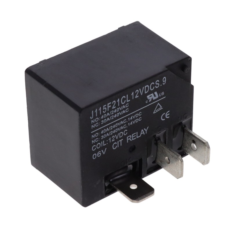 10 pcs : J115F21CL12VDCS.9 - RELAY GEN PURPOSE SPDT 40A 12V