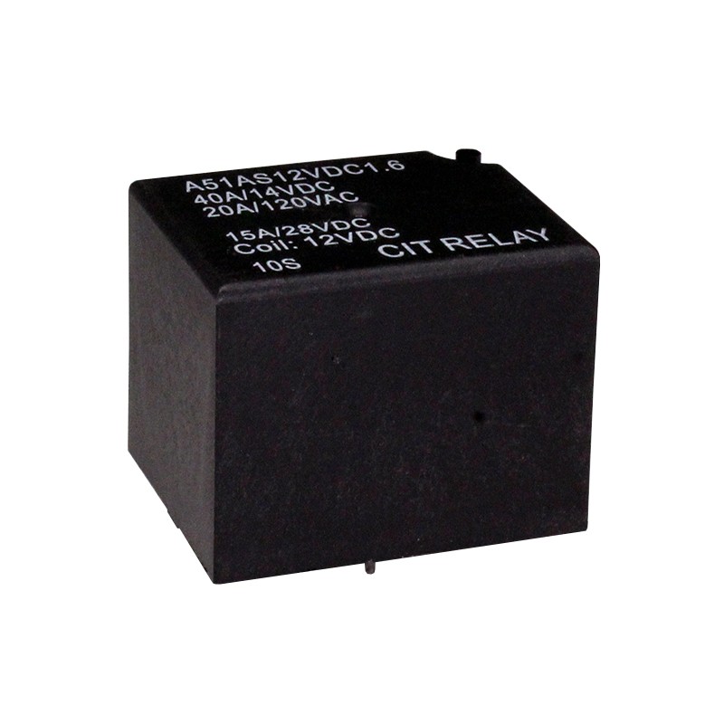 10 pcs : A51AS12VDC1.6 - RELAY AUTOMOTIVE SPST 40A 12V