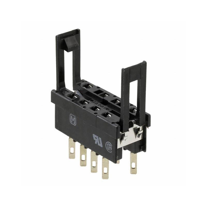 10 pcs : NC2-SS - RELAY SOCKET 8 POS CHASSIS MOUNT