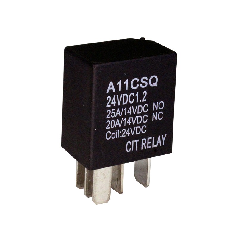 10 pcs : A11CSQ24VDC1.2D - RELAY AUTOMOTIVE SPDT 30A 24V