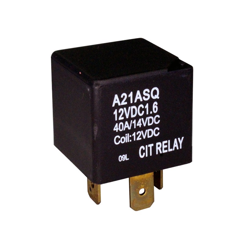 10 pcs : A21ASQ12VDC1.6D - RELAY AUTOMOTIVE SPST 40A 12V