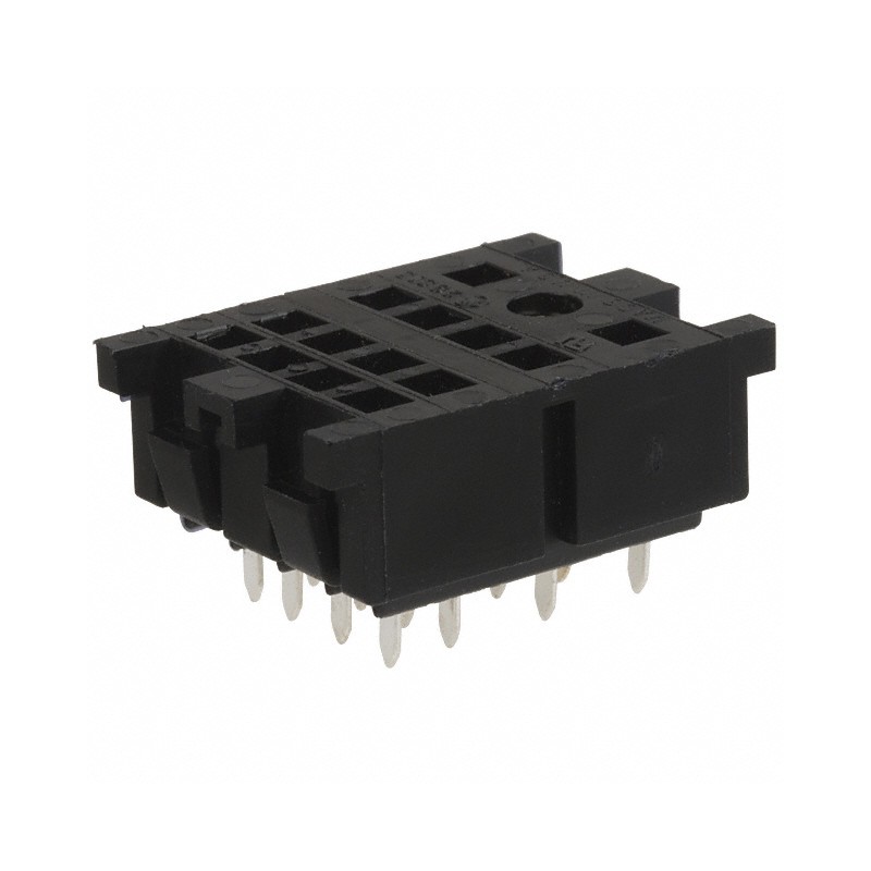 10 pcs : 27E007 - RELAY SOCKET 14 POS THROUGH HOLE