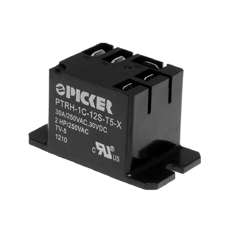 10 pcs : PTRH-1C-12S-T5-X - RELAY GEN PURPOSE SPDT 30A 12V