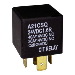 10 pcs : A21CSQ24VDC1.6R - RELAY AUTOMOTIVE SPDT 40A 24V