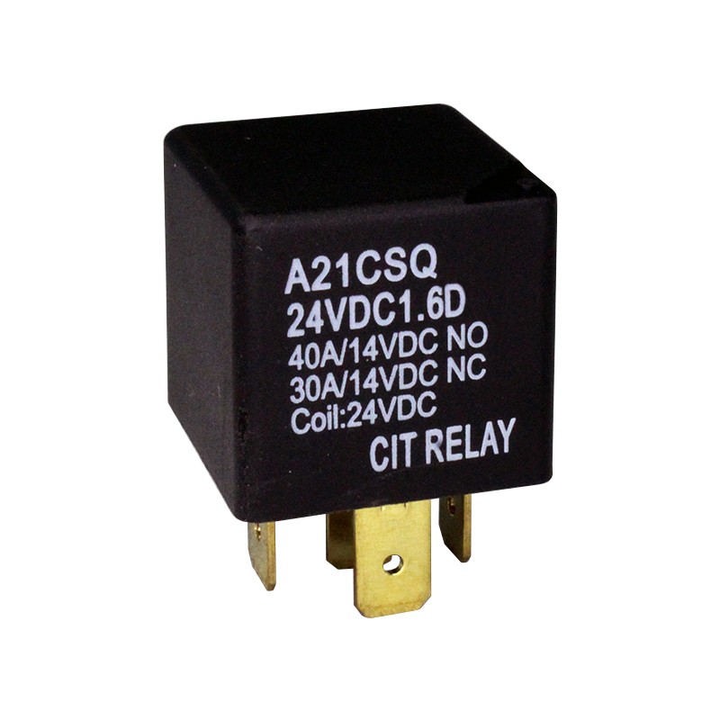 10 pcs : A21CSQ24VDC1.6D - RELAY AUTOMOTIVE SPDT 40A 24V