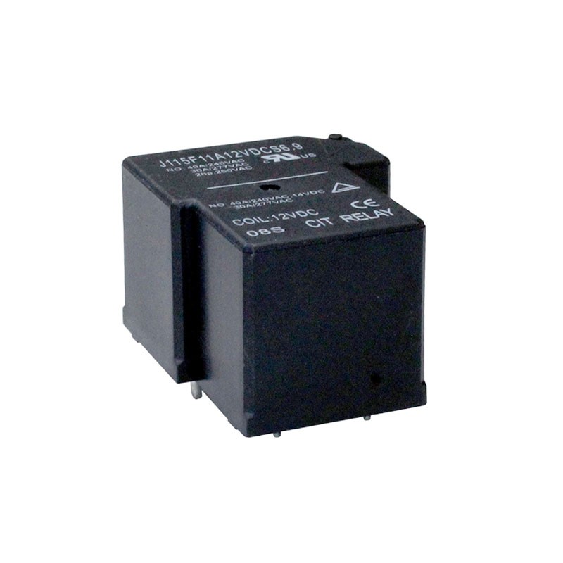 10 pcs : J115F11A12VDCS6.9 - RELAY GEN PURPOSE SPST 40A 12V