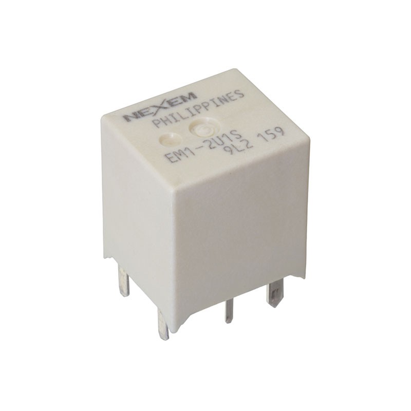 10 pcs : EM1-2U1S - AUTO RELAY 1 FORM U 12V 1A