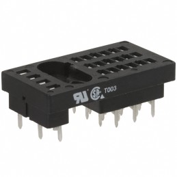 10 pcs : 27E130 - RELAY SOCKET 22 POS THROUGH HOLE