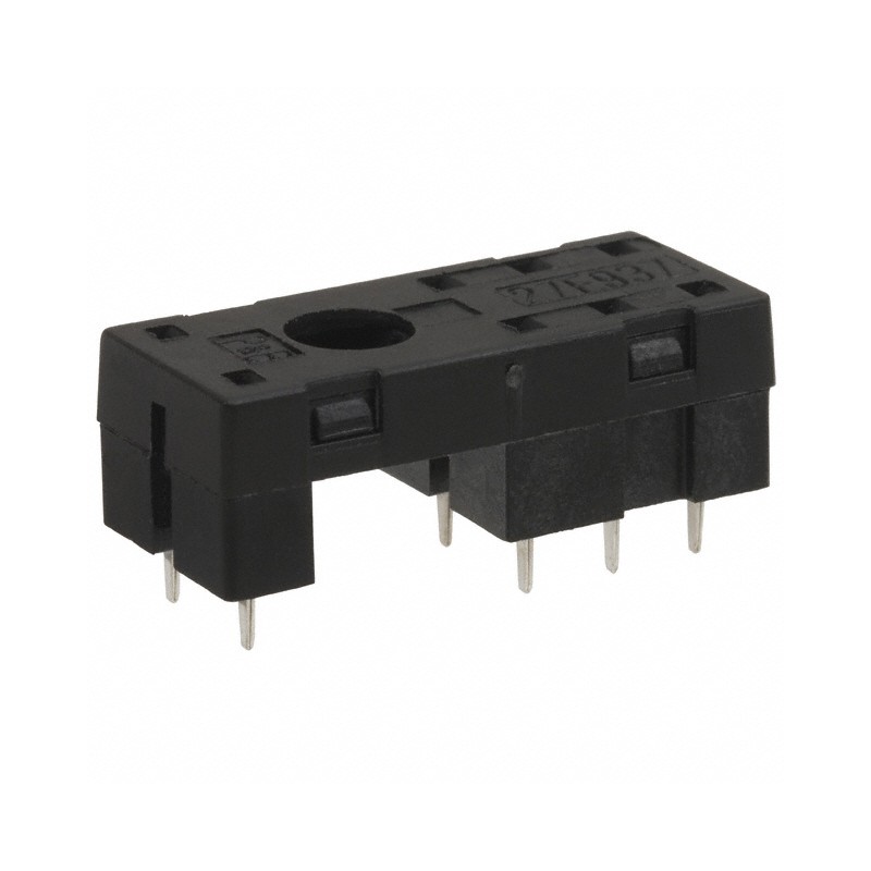 10 pcs : 27E937 - RELAY SOCKET 8 POS THROUGH HOLE