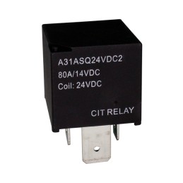 10 pcs : A31ASQ24VDC2 - RELAY AUTOMOTIVE SPST 80A 24V