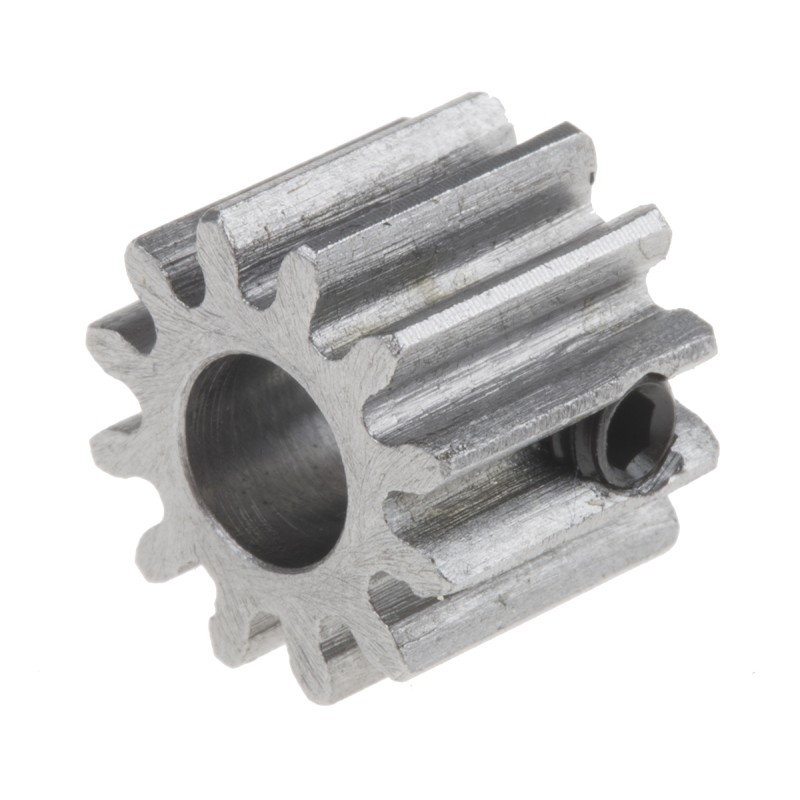 1 pcs - RS PRO Steel 12 Teeth Spur Gear, 1 Module, 6mm Bore Diam, 12mm Pitch Diam, 14mm Hub Diam