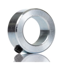 1 pcs - RS PRO Shaft Collar One Piece Set Screw, Bore 20mm, OD 32mm, W 14mm, Steel