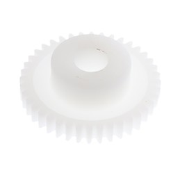 1 pcs - RS PRO POM 40 Teeth Spur Gear, 0.5 Module, 5mm Bore Diam, 20mm Pitch Diam, 12mm Hub Diam