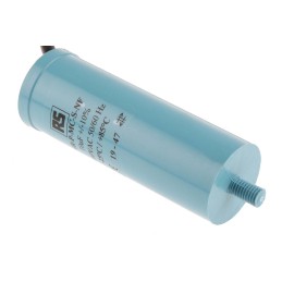 1 pcs - RS PRO Polypropylene Film Capacitor, 440V ac, ±10%, 10μF, Screw Mount