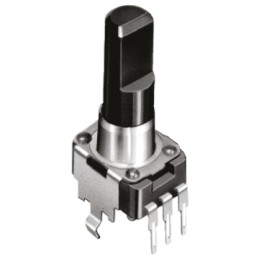 1 pcs - Alps Alpine 10kΩ Rotary Potentiometer 1-Gang Through Hole, RK09D1130C3W