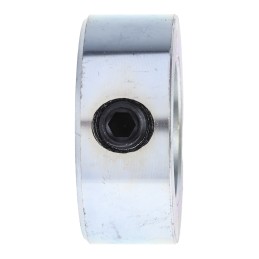 1 pcs - RS PRO Shaft Collar One Piece Set Screw, Bore 25mm, OD 40mm, W 16mm, Steel