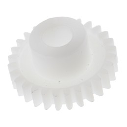 1 pcs - RS PRO POM 28 Teeth Spur Gear, 0.5 Module, 4mm Bore Diam, 14mm Pitch Diam, 8mm Hub Diam