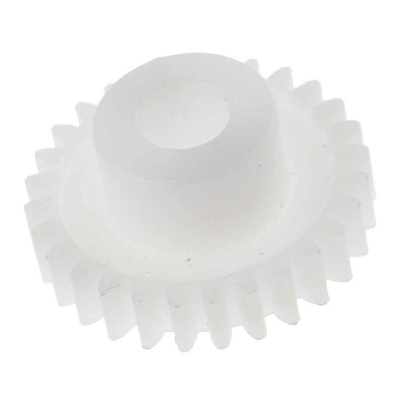 1 pcs - RS PRO POM 28 Teeth Spur Gear, 0.5 Module, 4mm Bore Diam, 14mm Pitch Diam, 8mm Hub Diam
