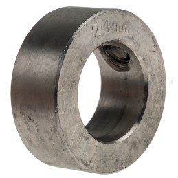 1 pcs - RS PRO Shaft Collar One Piece Set Screw, Bore 24mm, OD 40mm, W 16mm, Stainless Steel