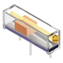 1 pcs - 20kΩ, Through Hole Trimmer Potentiometer 0.75W Side Adjust Bourns, 3006