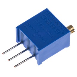 1 pcs - 50kΩ, Through Hole Trimmer Potentiometer 0.5W Top Adjust Bourns, 3299