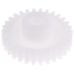 1 pcs - RS PRO POM 30 Teeth Spur Gear, 1 Module, 6mm Bore Diam, 30mm Pitch Diam, 14mm Hub Diam