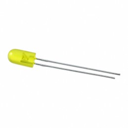 10 pcs : WP1503YD - LED YELLOW DIFFUSED T-1 3/4 T/H