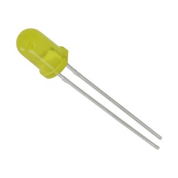 10 pcs : MT3118-Y-A - LED YELLOW DIFF 5MM ROUND T/H