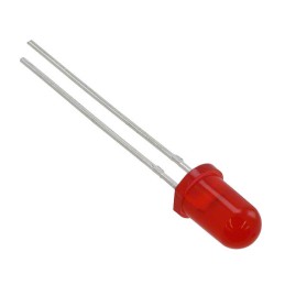 10 pcs : MT4118-HR-A - LED RED DIFFUSED 5MM ROUND T/H