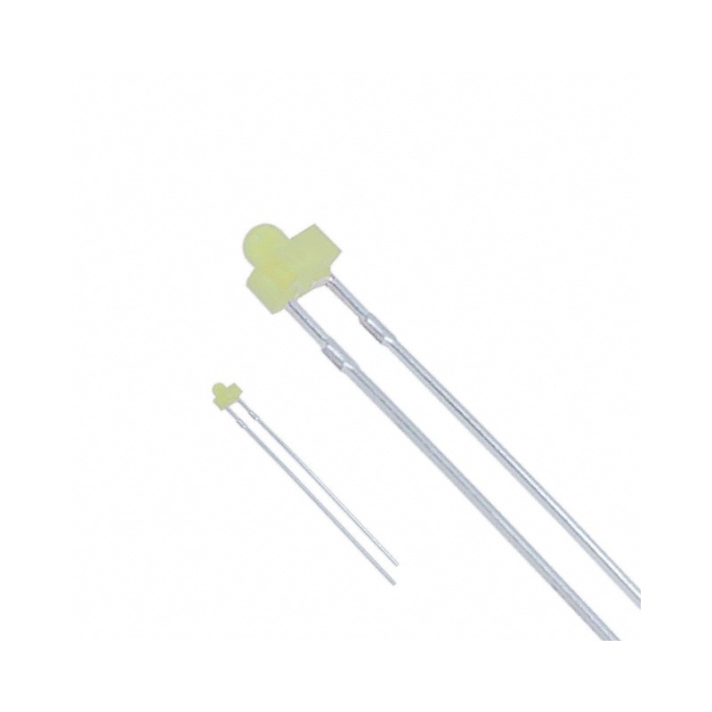 10 pcs : LTL-709Y - LED YELLOW DIFFUSED T/H