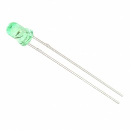 10 pcs : LTL-1CHGE - LED GREEN CLEAR T/H