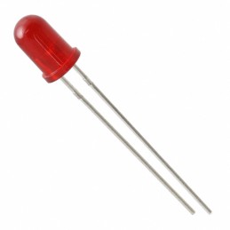 10 pcs : MV5754A - LED RED DIFFUSED T-1 3/4 T/H